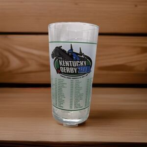 Vintage 126th Kentucky Derby 12 Oz Mint Julip Glass 2000 Churchill Downs
